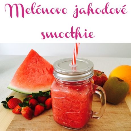 Melónovo-jahodové smoothie